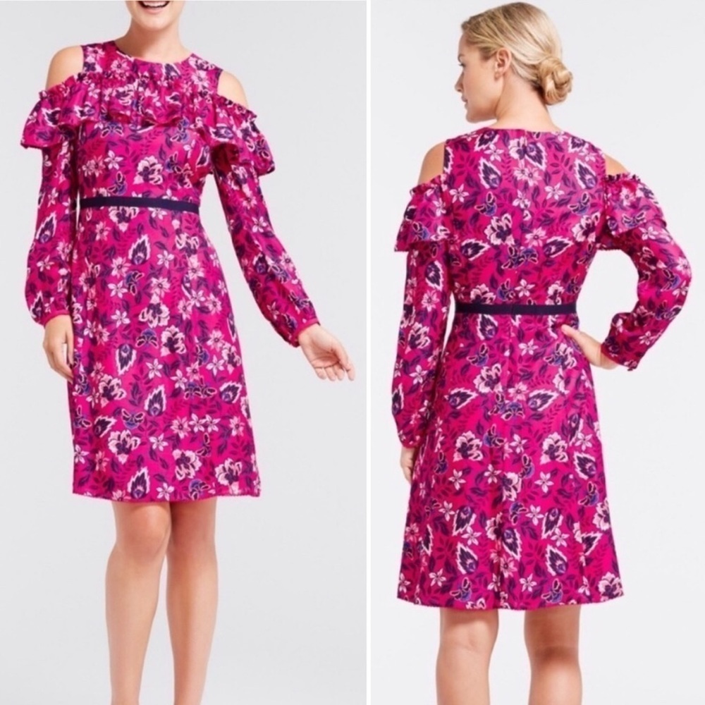 Draper James Pink Floral Mini Dress